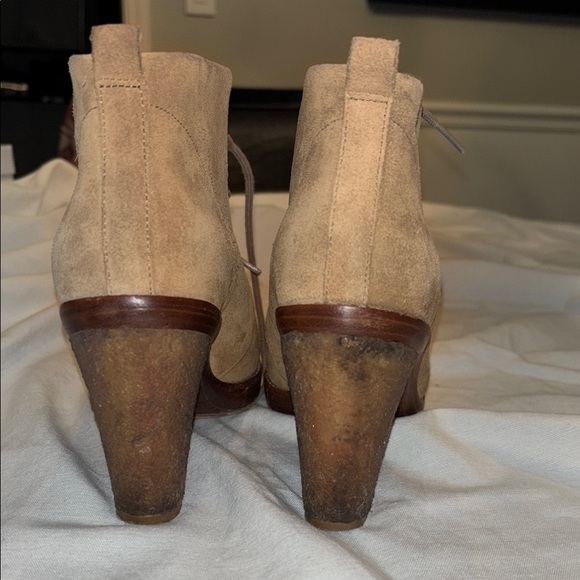 KORS Michael Kors Tan Suede Lace-Up Boots - Picture 5 of 5